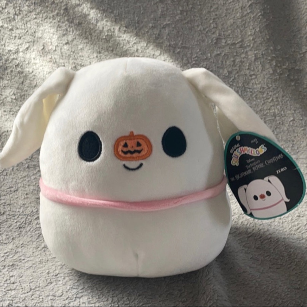 Squishmallows Zero The Nightmare Before Christmas 8" Stuffed Plush ZERO